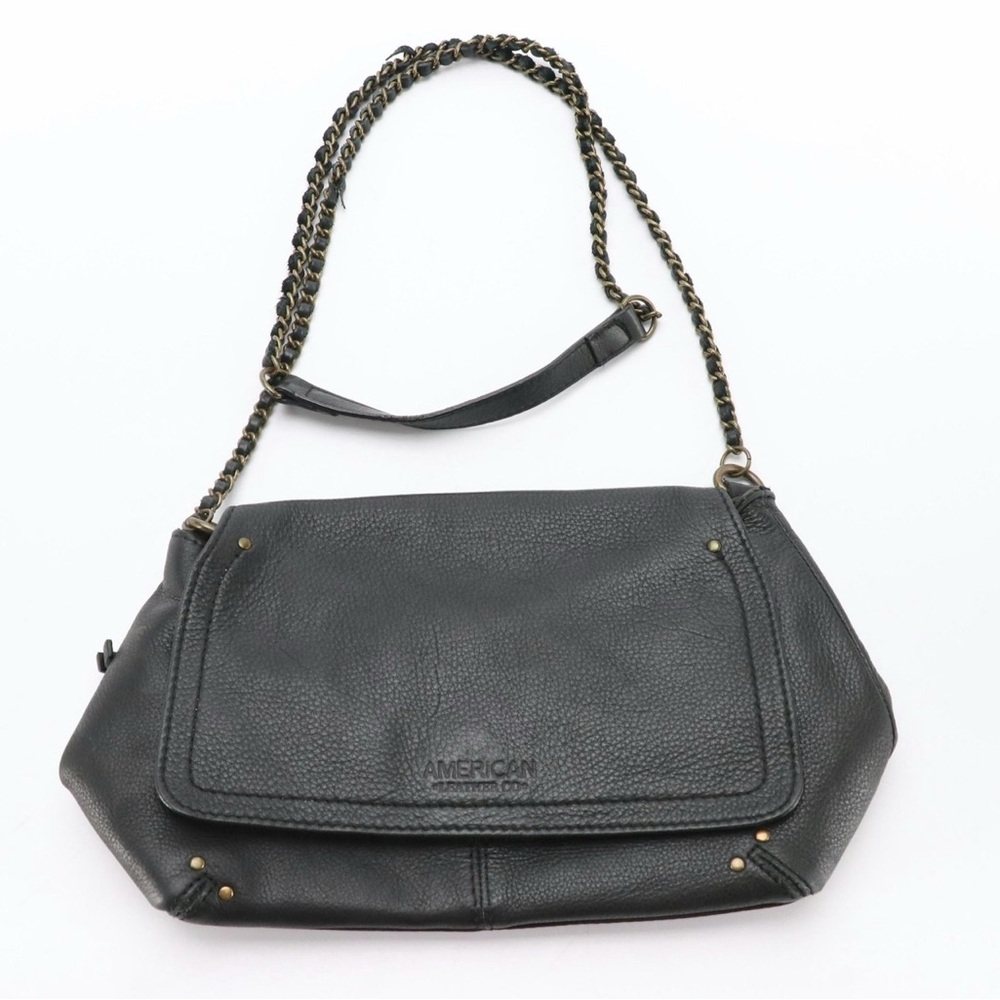 American Leather co. crossbody Bag - Black